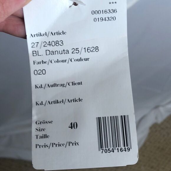 Vintage Giesswein 100% Linen Short Sleeve Top. - Picture 5 of 13